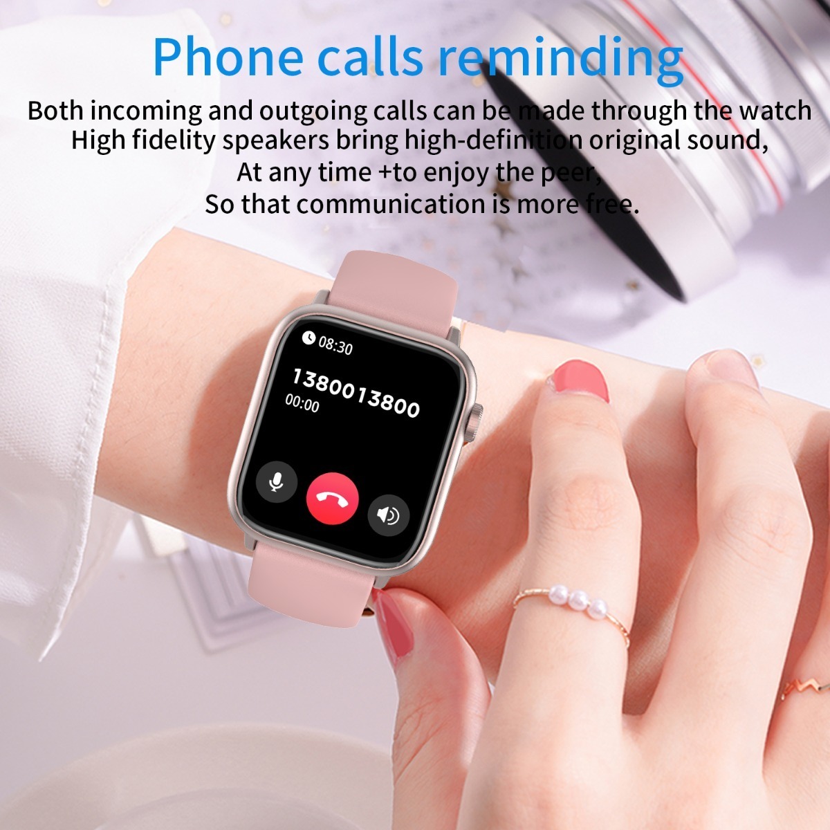 Smartwatch Bluetooth Call Assistant Relógio De Voz Sports Sm - Imagem 4