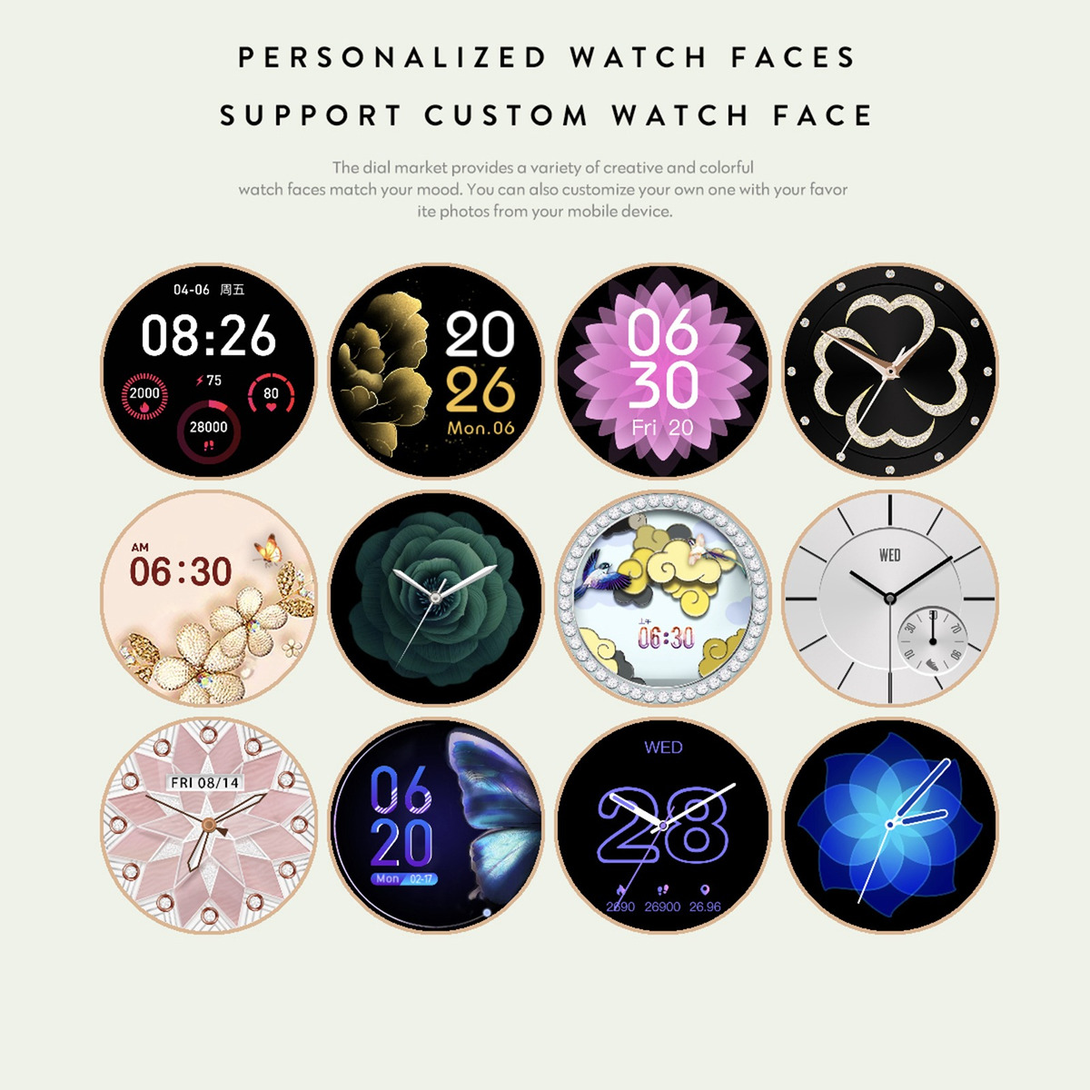 Zeblaze Lily Women Smartwatch 1.1 Tela Colorida De Toque Tot - Imagem 4