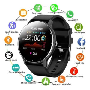 Smartwatch Para Xiaomi Huawei iPhone Zl02 Health Tracker