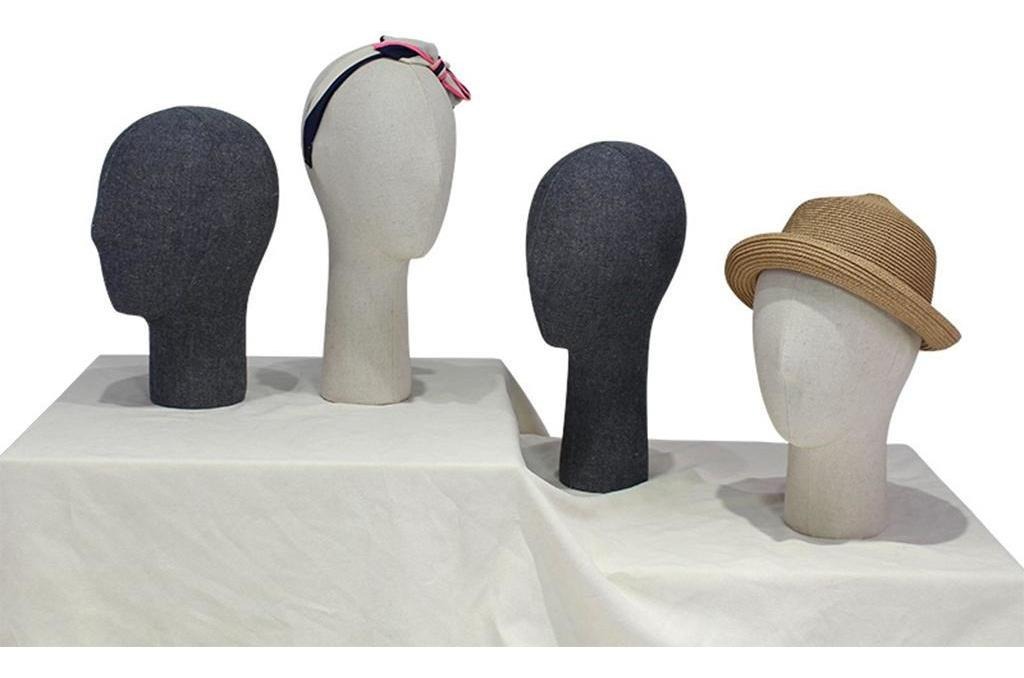 Cabeça De Peruca Com Suporte Para Fazer Feminino Azul - Imagem 11