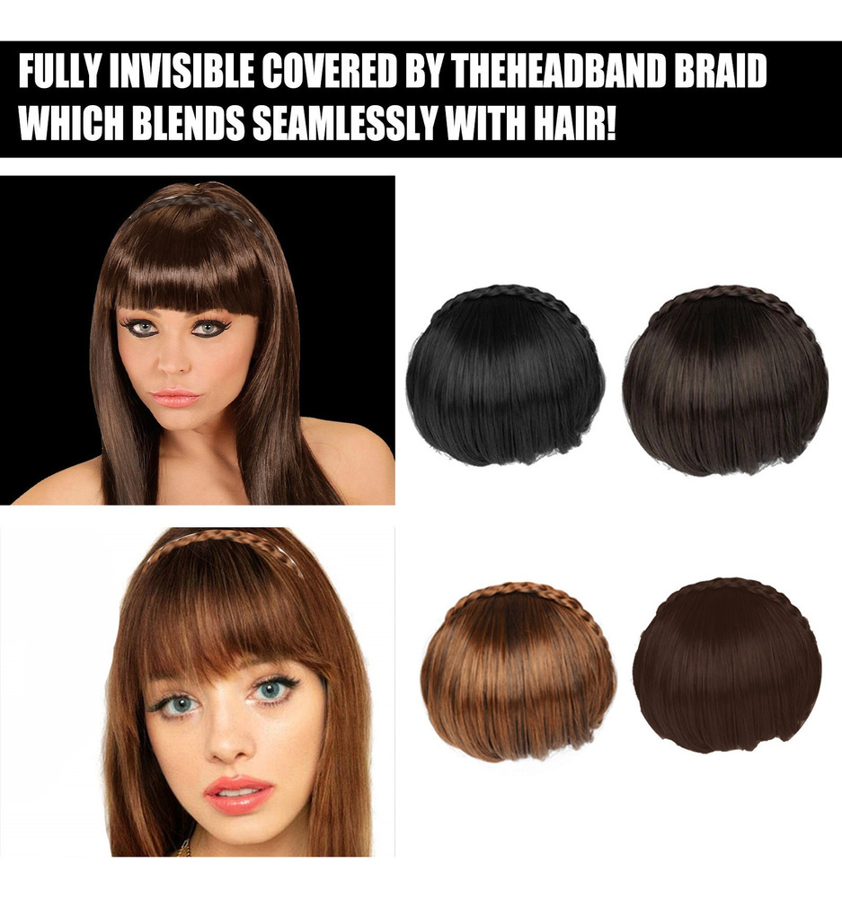 Peruca Pretty Girls Clip On Clip No Cabelo Dianteiro Franja - Imagem 5