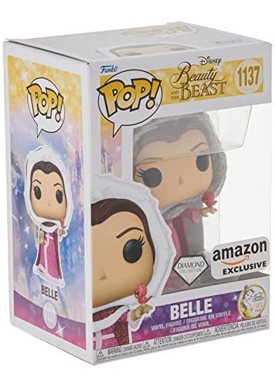Funko Pop Disney A Bela E A Fera Winter Belle - Imagem 5