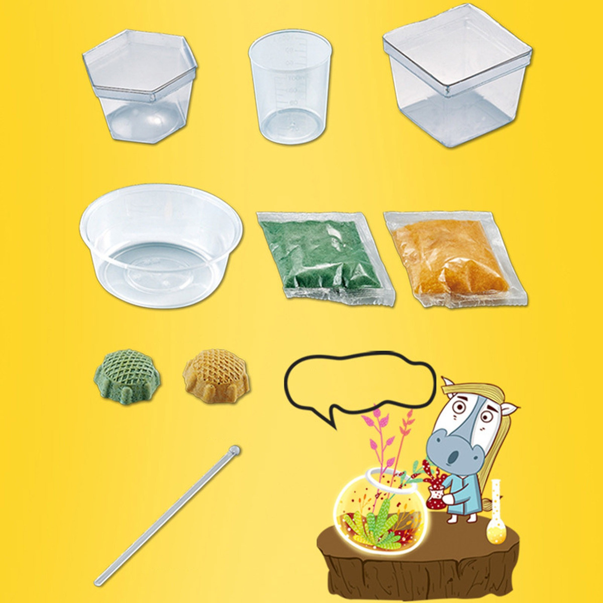 F Crystal Growing Science Experimental Kit 2 Colorido Cr Bo3 - Imagem 6