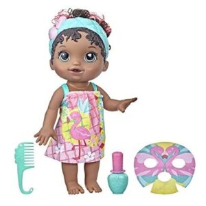 Baby Alive Glam Spa Baby Doll Flamingo Maquiagem Brinquedo C