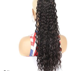 60cm Wig De Peruca Africana Longa Cacheada De Cabeça