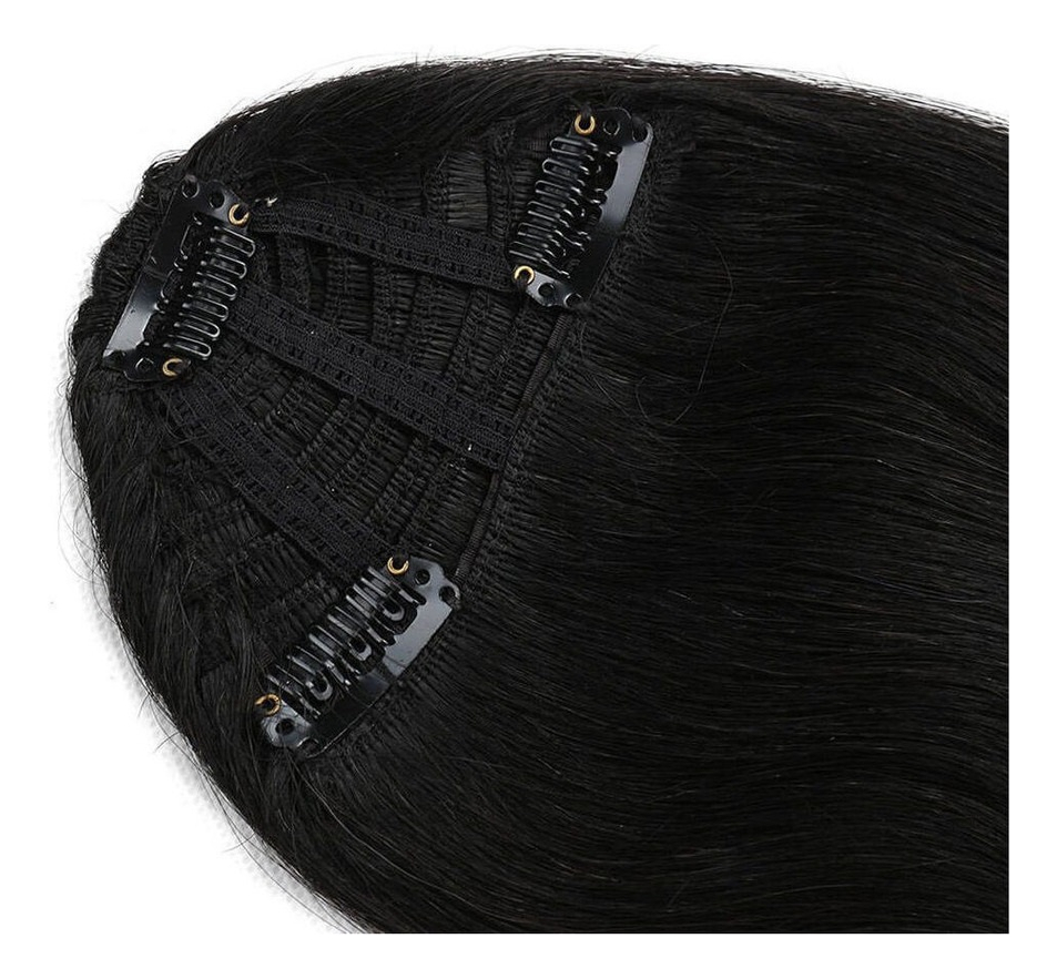 Peruca Cabelo Humano Virgem 20cm Franja - Imagem 33