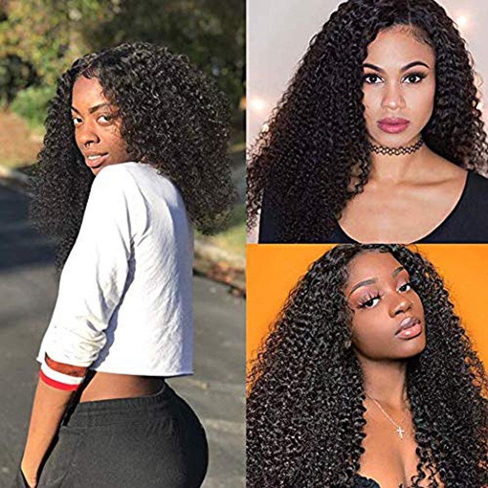 N 24curly Cabelo Perucas Do Laço Perucas Humanas Do Cabelo E - Imagem 3