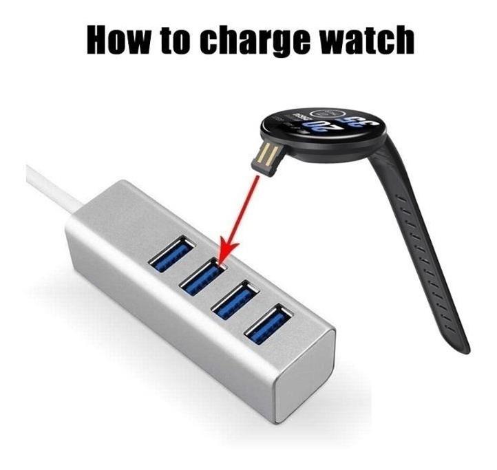 Smartwatch Usb Recarregável Para Ios Android Tele - Imagem 7