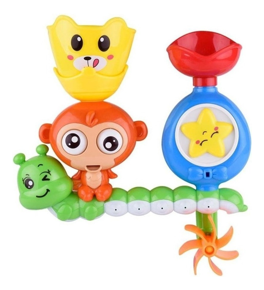 Brinquedo De Parede Para Banho Infantil Sunction Água Sprink