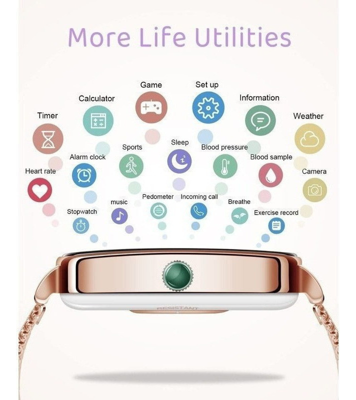 Smartwatch Impermeável Para Mulheres - Imagem 5