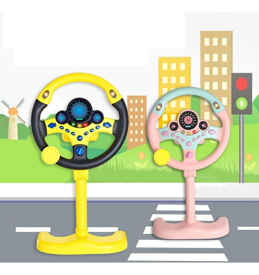 Volante Simulado Para Controle De Direção Infantil Com - Imagem 8