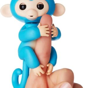 Macaco Bebê Interativo Fingerlings Boris Blue
