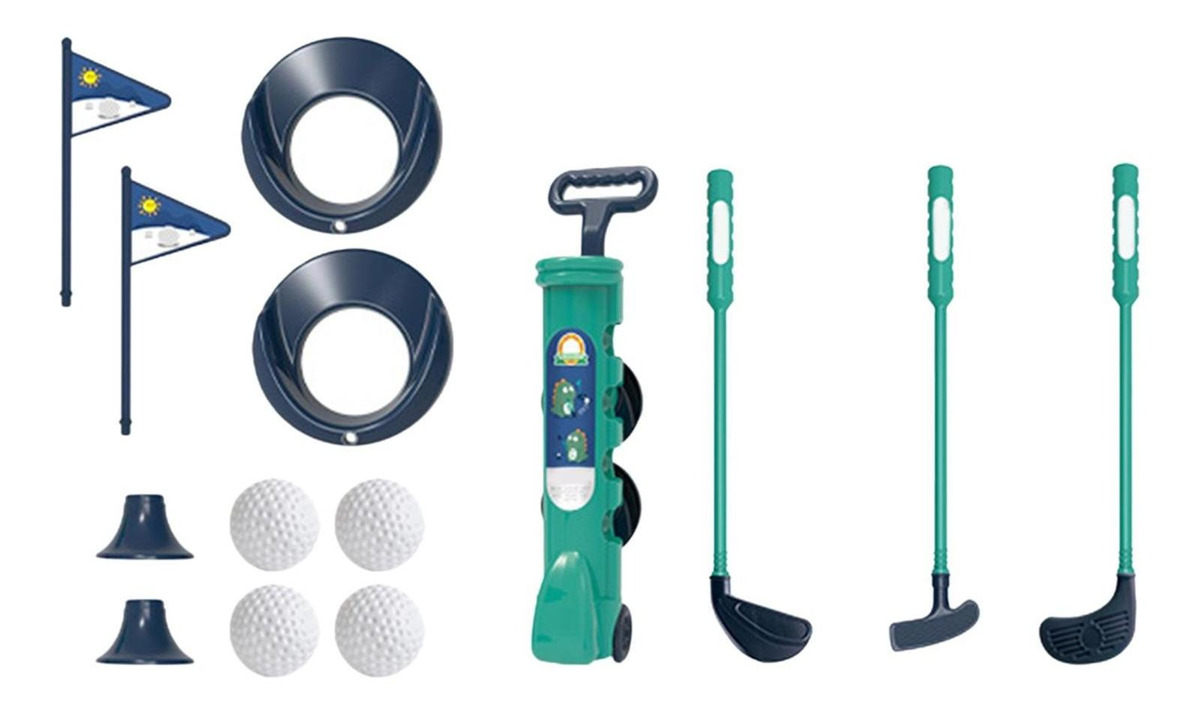 Conjunto De Jogos De Bola De Golfe Para Meninos E Verde - Imagem 4
