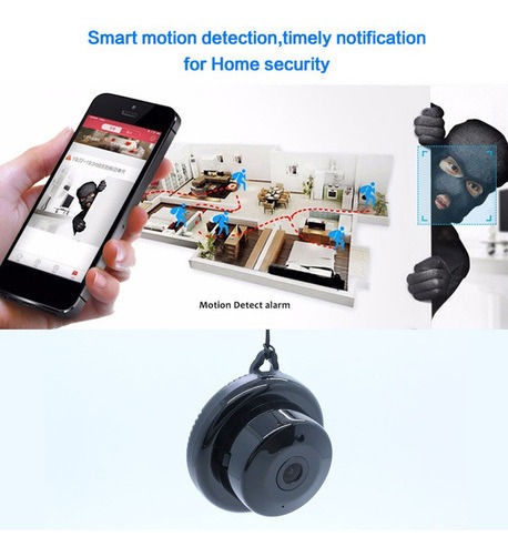 Wifi Cam Mini Micro Câmera Spy Visão Noturna Ip 1080p - Imagem 6