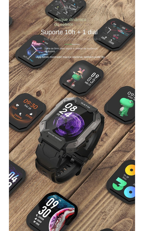 Modelagem Mecânica Externa C20 Smart Watch De 1,69 Polegadas - Imagem 5
