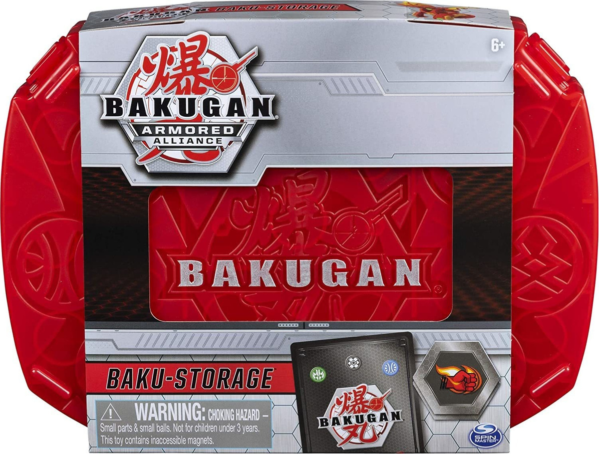 Estojo Bakugan Bakustorage Case Com Dragonoid Colecionável