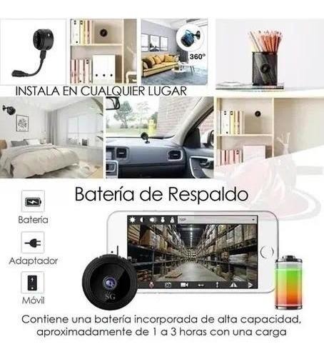 Mini Camera Ip Espiã Wifi A9 Magnética Bateria Portatil - Imagem 7
