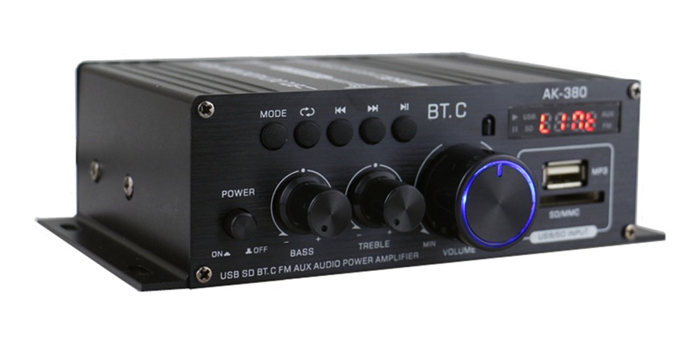 Ak380 40w+40w Mini Amplificador De Potência De Áudio Som Por - Imagem 8