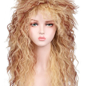 Fantasia De Halloween Masculina Salm Cosplay Curly Peruca Lo