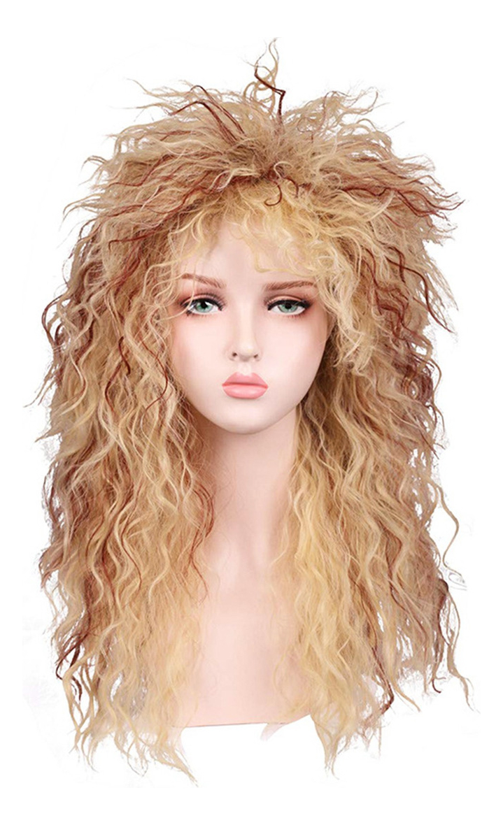 Fantasia De Halloween Masculina Salm Cosplay Curly Peruca Lo