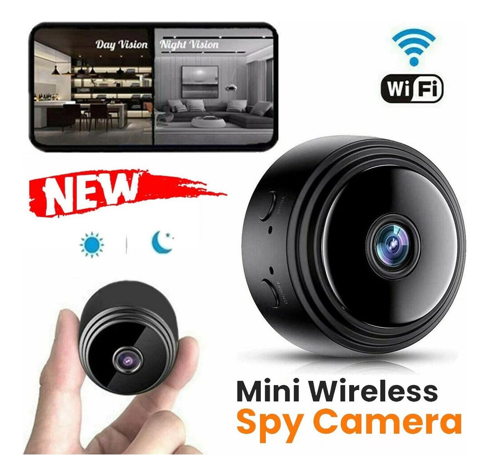 Mini Cameras De Segurança Wifi Visão Noturna Gravador Voz