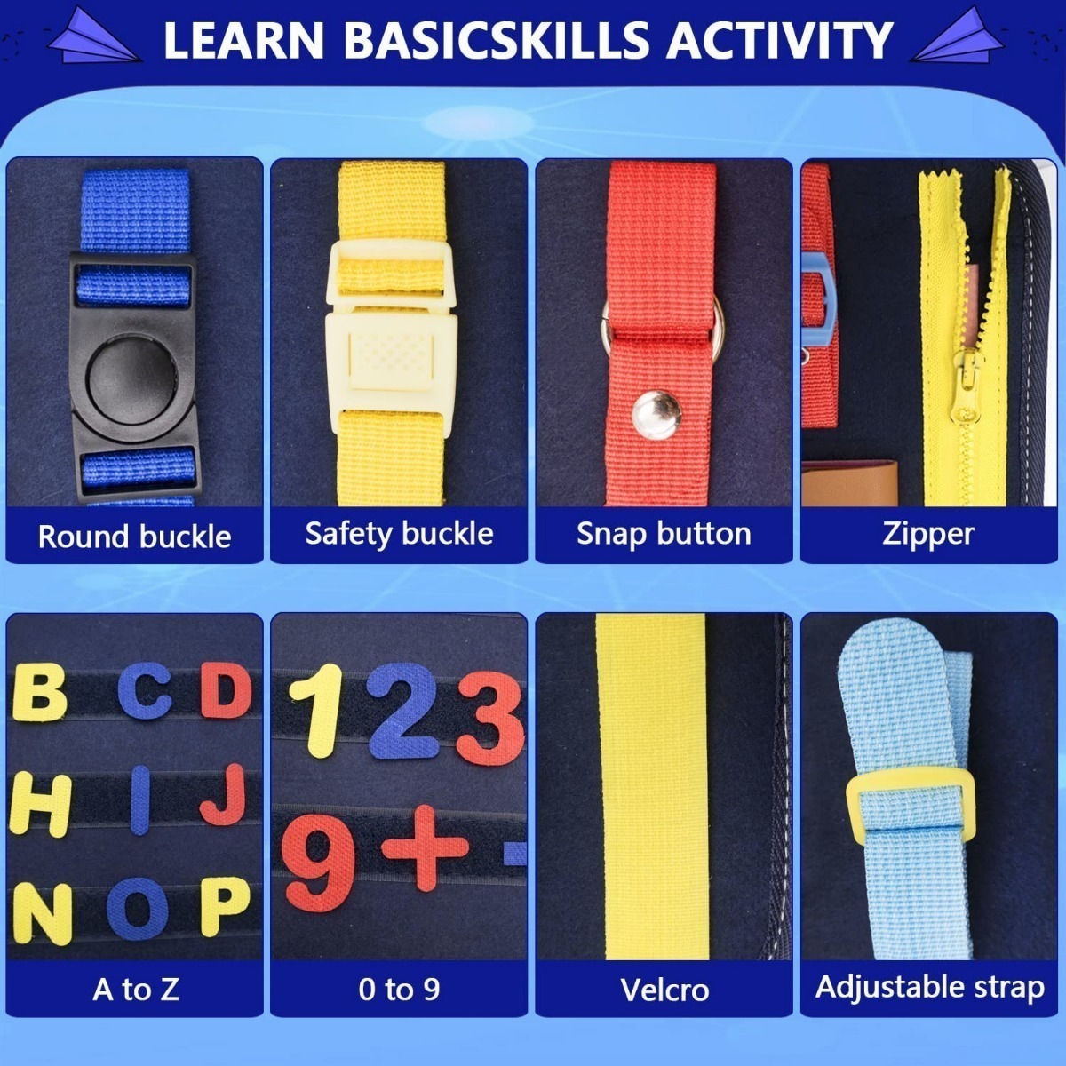 Montessori Mochila De Aprendizagem Com Fivelas - Imagem 4