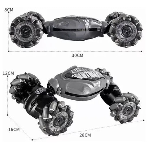 Carrinho Jzrc Rc Stunt Com Controle Remoto Gesto Sensor Kuj - Imagem 2
