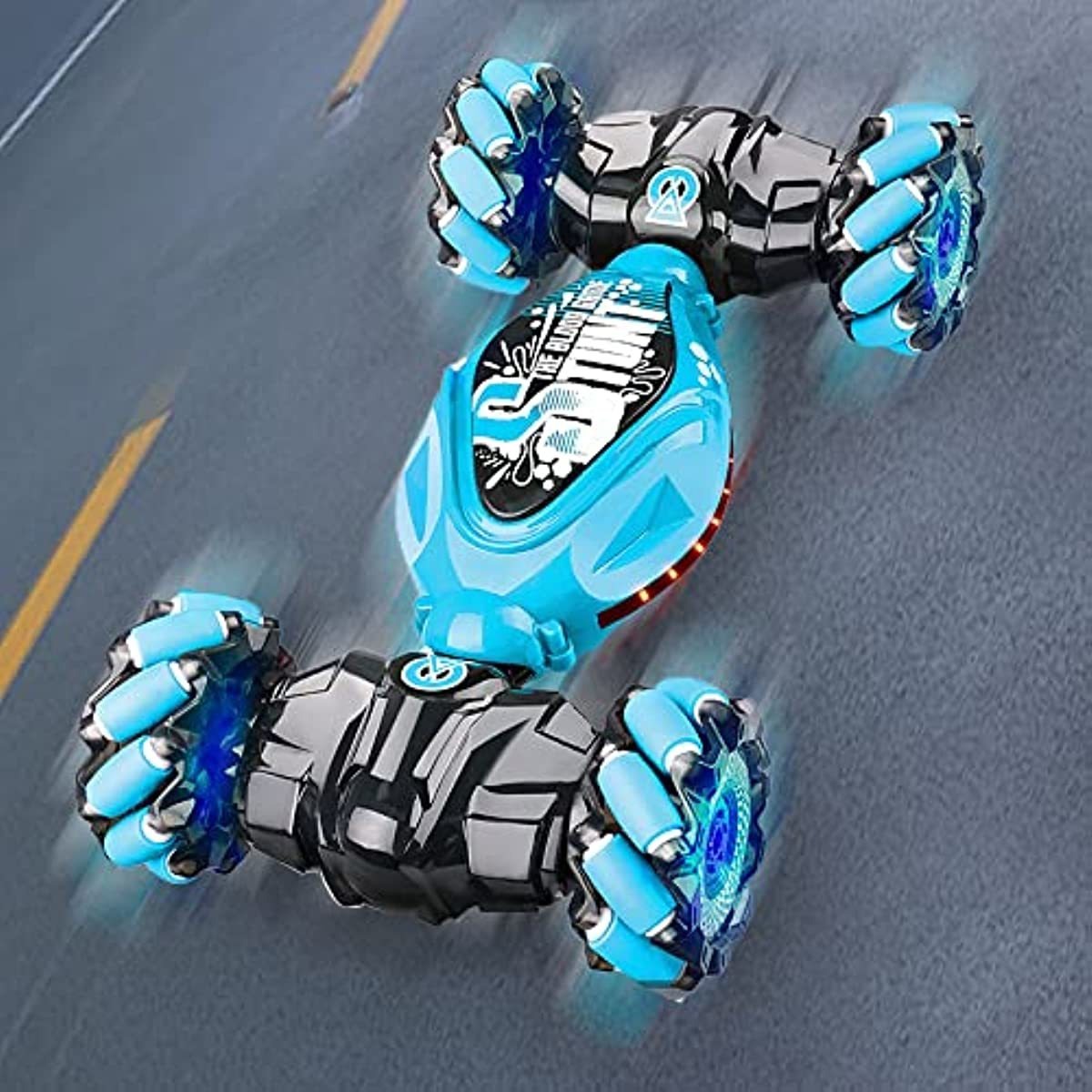 Veículo Elétrico Rc De Duplo Controle Com Roda De Acrobacias - Imagem 13