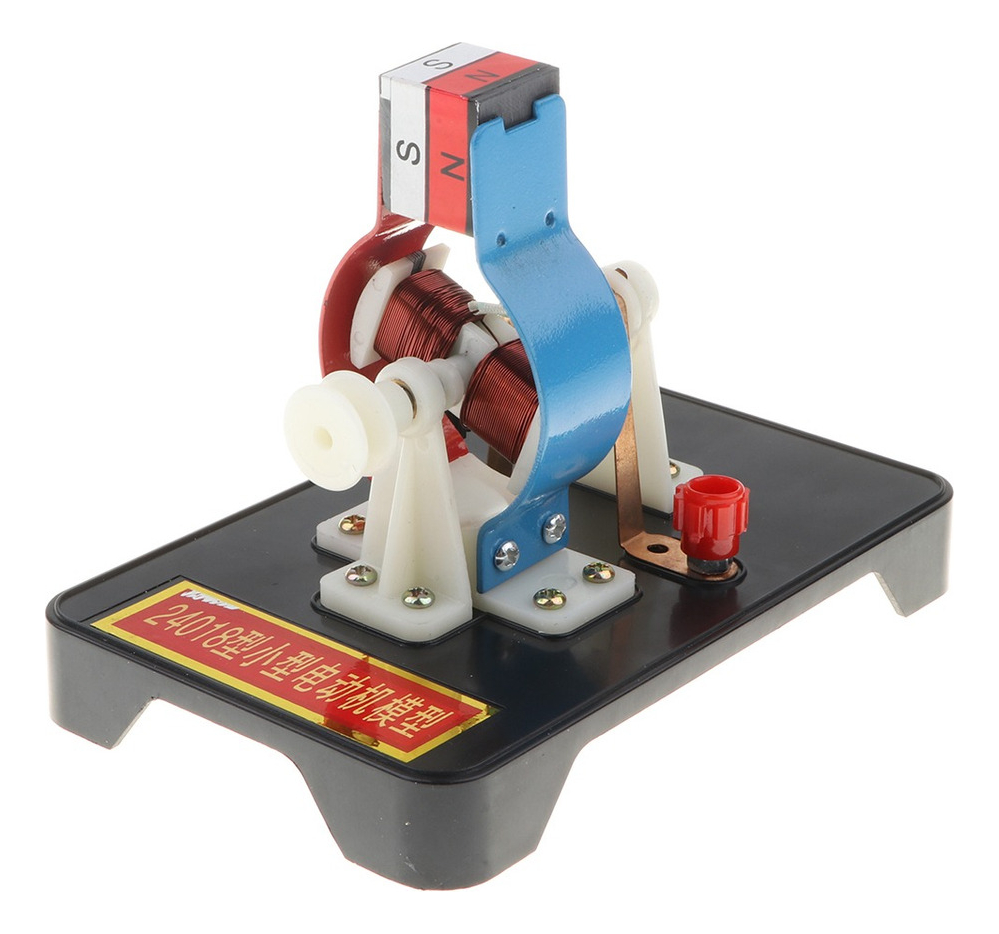 Mini Motor Elétrico Modelo Kit Física Experimento Ferramenta - Imagem 2