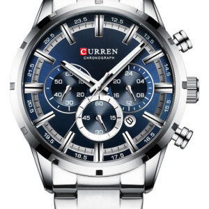 Curren 8355 Luxo Clássico Negócios Quartzo Homens Relógio 3a