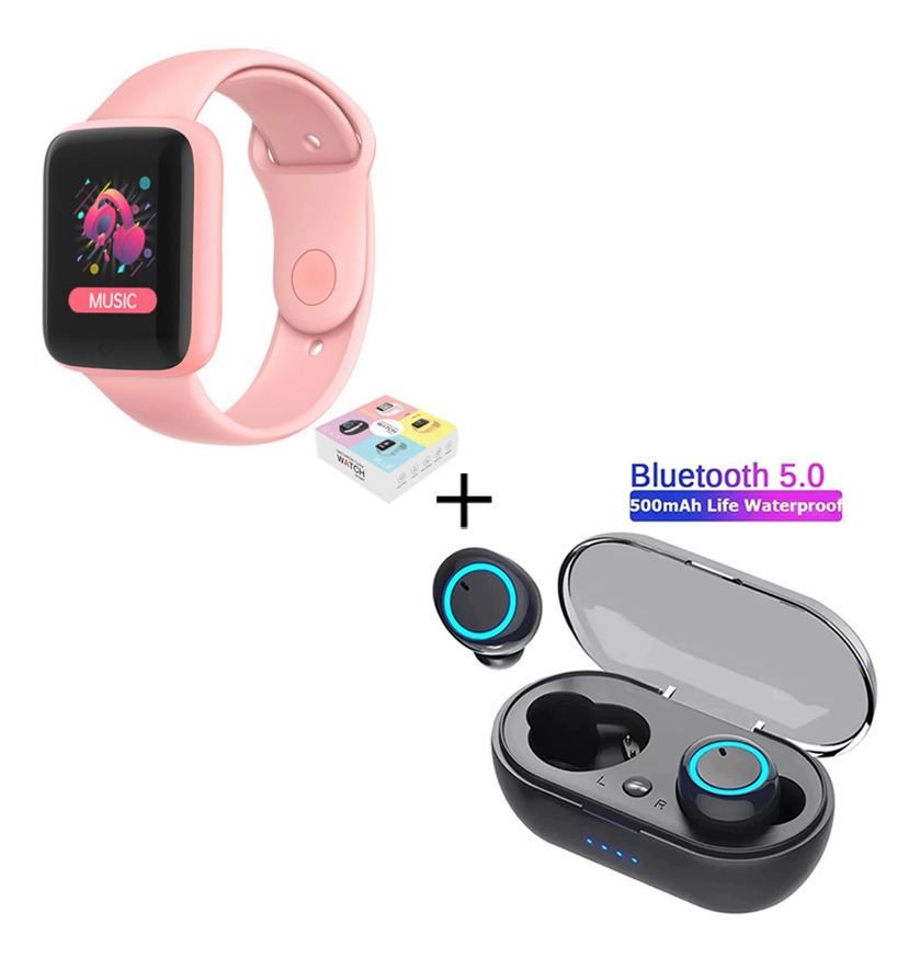 Relógio Digital Smartwatch Y68s+fone De Ouvido Bluetooth Y50 - Imagem 13