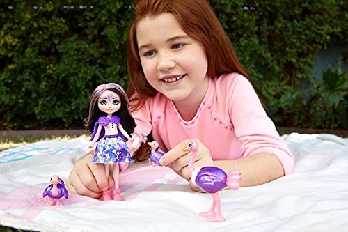 Conjunto De Brinquedos Da Família Enchantimals Boneca De Ave - Imagem 3