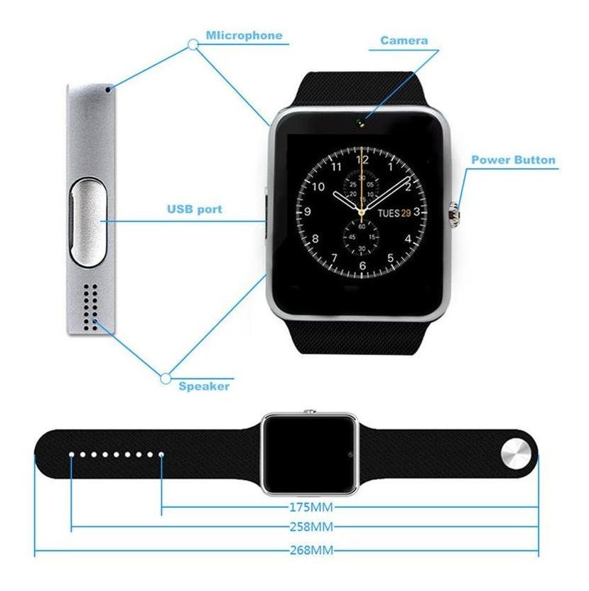 Modelo De Smartwatch Smartwatch Gt08 - Imagem 4