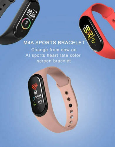 M4 Smart Watch Monitor De Pressão Arterial De Frequência Car - Imagem 8