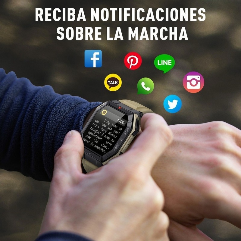 Smartwatch Para Esportes Ao Ar Livre Para Homens. - Imagem 7