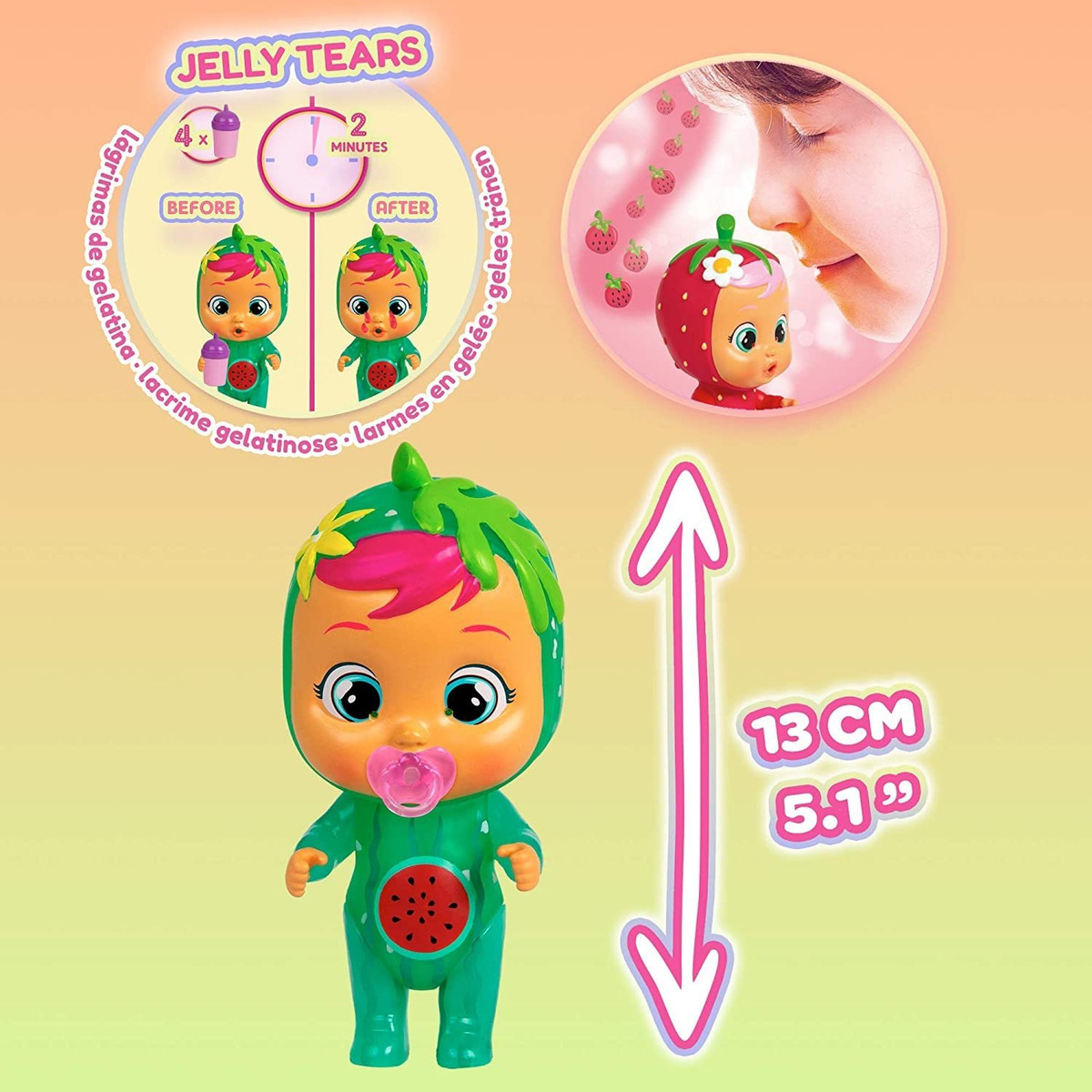 Lágrimas Mágicas De Bebês Chorosos - Série Tutti Frutti Hous - Imagem 3
