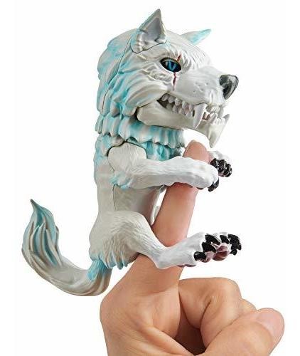 Untamed Dire Wolf Da Fingerlings Blizzard Branco Azul - Imagem 2