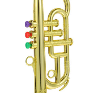 1pc Imitação Instrumento Musical Brinquedo Trompete Cedo