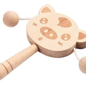 Chocalhos De Madeira De Percussão Manual, Práticos E Durávei