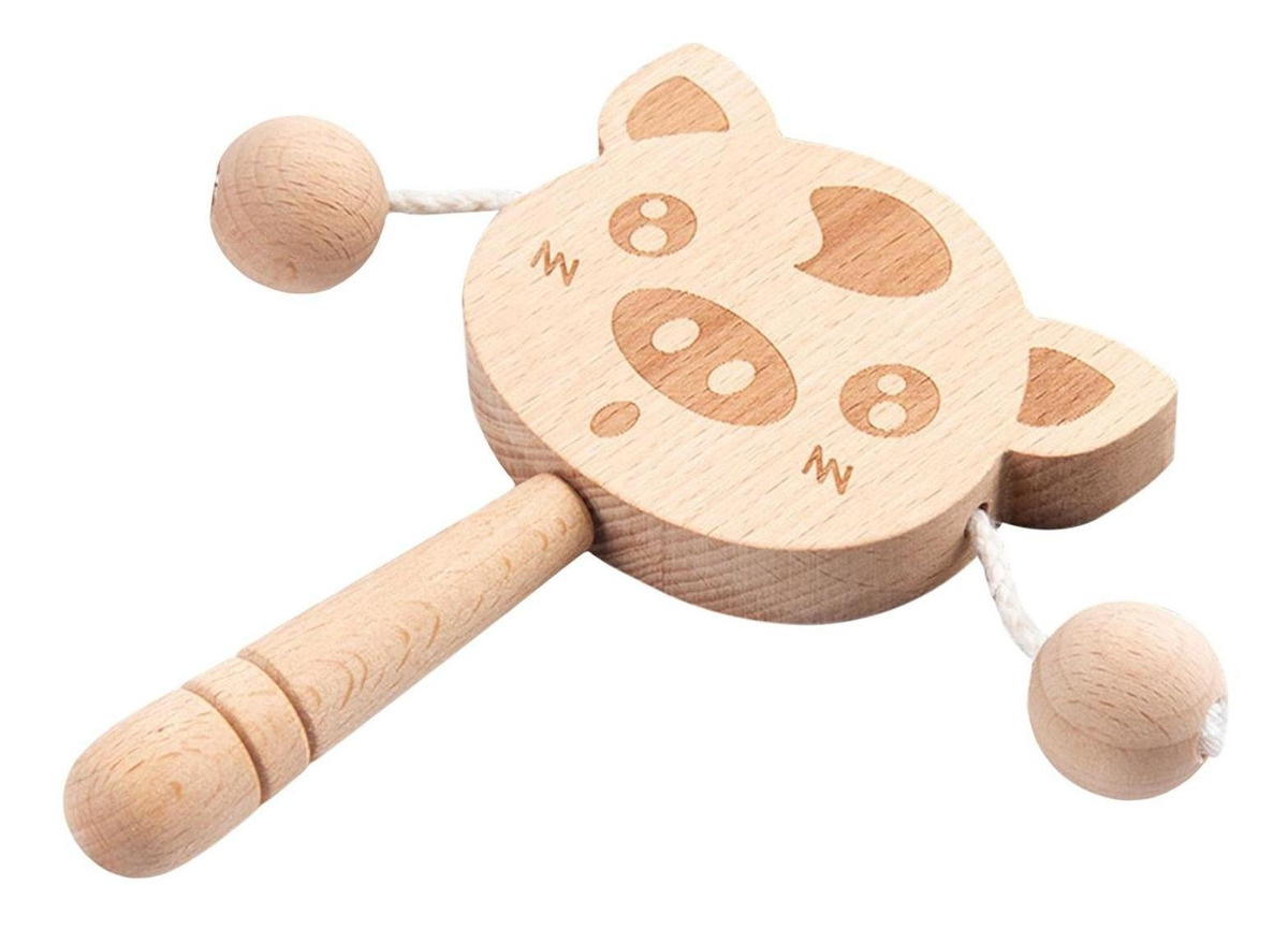 Chocalhos De Madeira De Percussão Manual, Práticos E Durávei