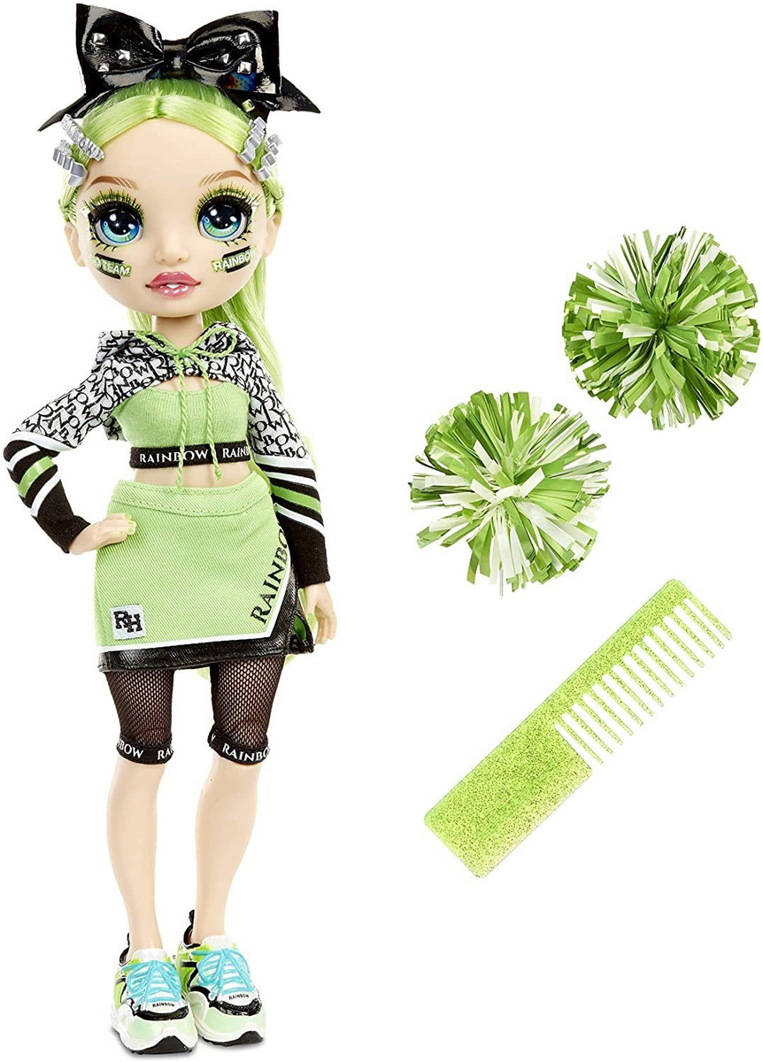 Rainbow High Cheer Jade Hunter Líder De Torcida Verde