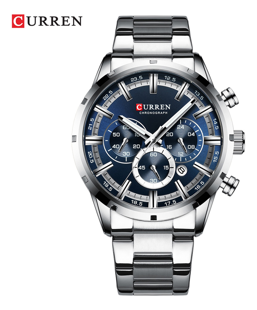 Curren 8355 Luxo Clássico Negócios Quartzo Homens Relógio 3a - Imagem 4