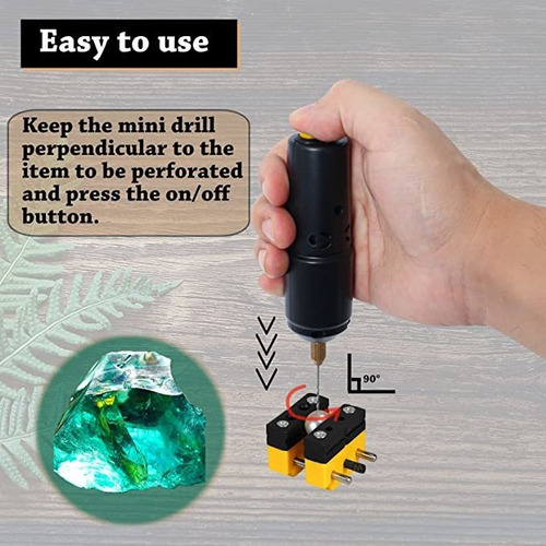 Micro Broca Perfuradora De Pérolas De Cristal Epóxi Jade. - Imagem 3
