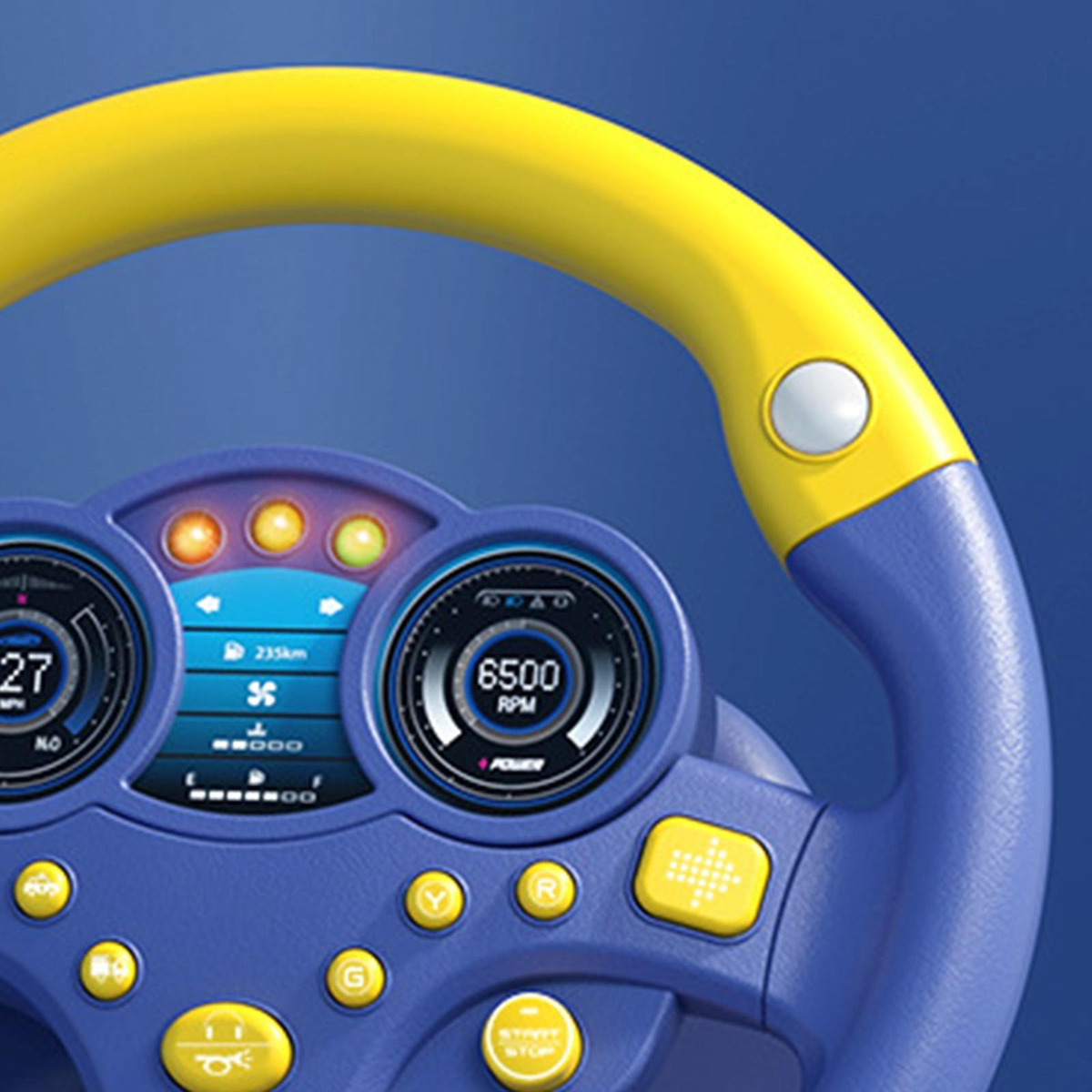 Brinquedo Infantil De Simulação De Volante De Carro Com - Imagem 20