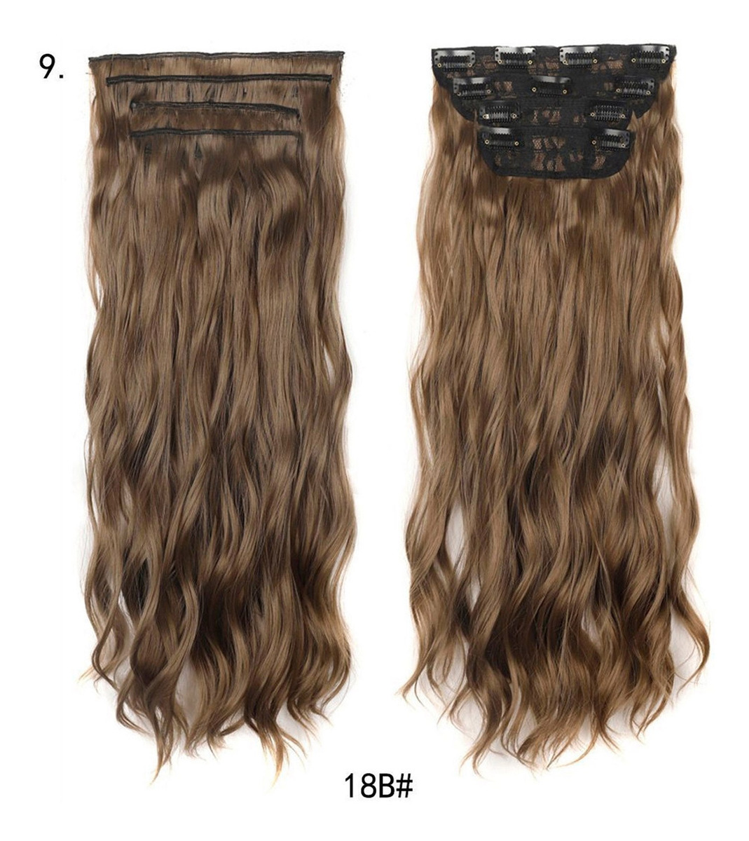Peruca Feminina, Cabelo Comprido Encaracolado, Ondulado De Á - Imagem 34