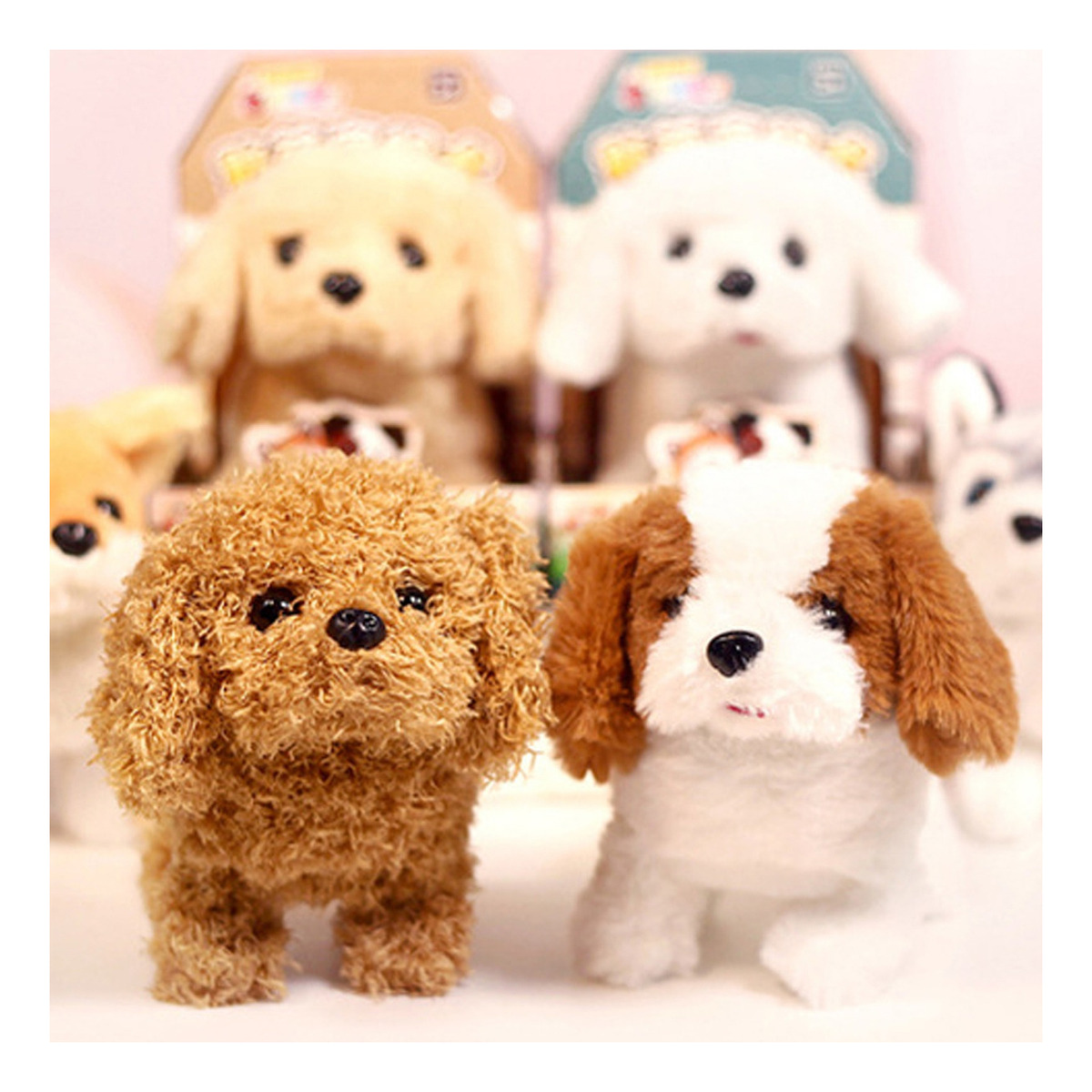 Brinquedo De Pelúcia Para Meninos, Andando, Latindo, Cachorr - Imagem 5