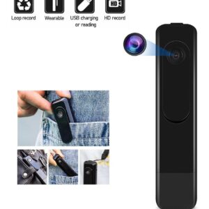Gravação De Vídeo Portátil Mini 1080p T008 Pocket Camera Hd