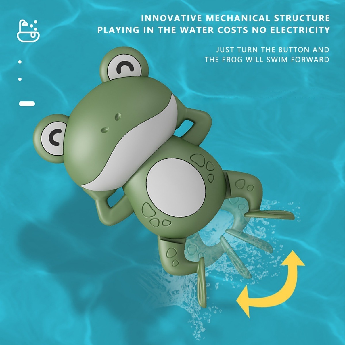 Brinquedo De Banho Brinquedos Infantis Bonito Sapos - Imagem 4