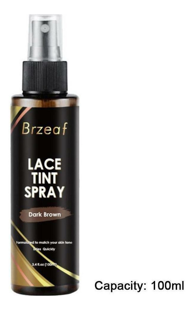 Lace Tint Spray Para Renda Frontal/fechamento Perucas Marron - Imagem 8