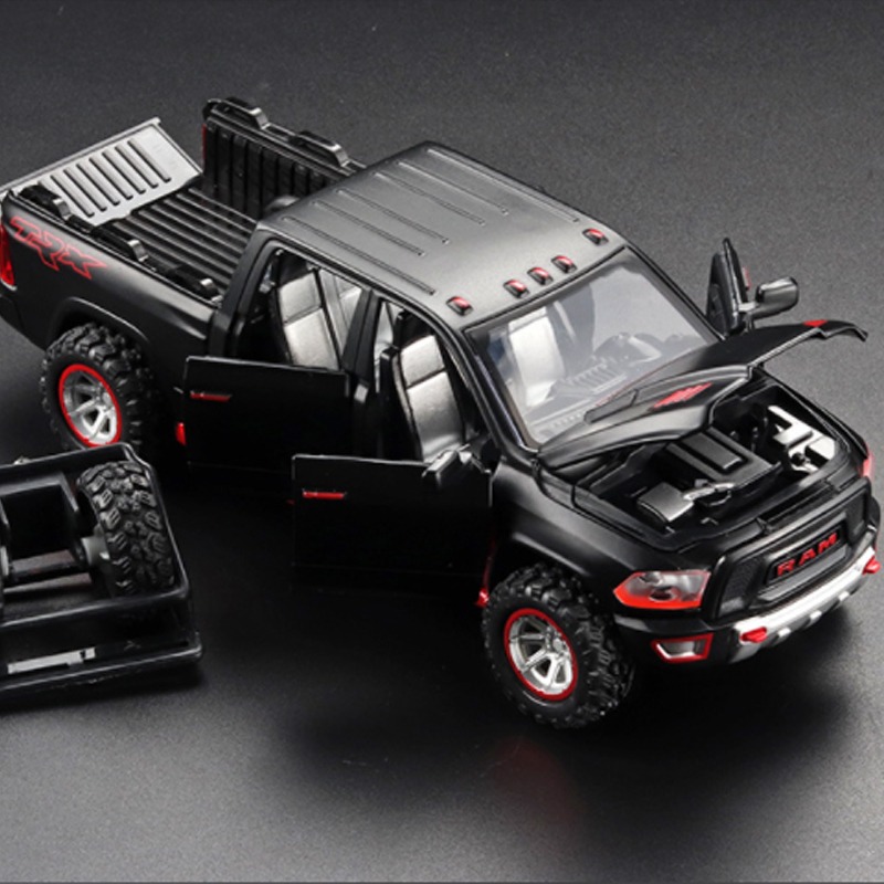 Caminhões De Brinquedo Infantis Ram Trx Metal Com Luz E Som - Imagem 9